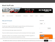Tablet Screenshot of blackstufflabs.com
